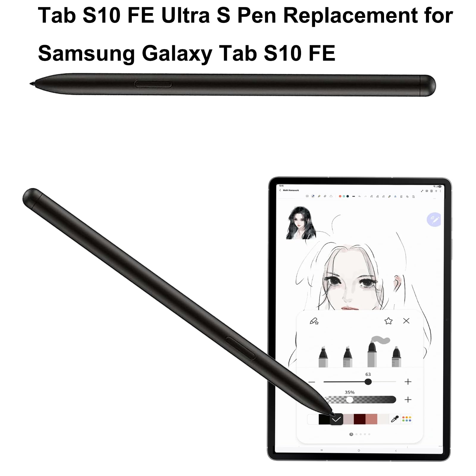 Amazon.com: Galaxy Tab S10 FE S Pen Replacement for Samsung Tab